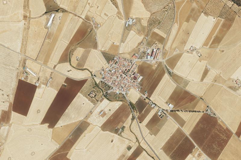 Ortofoto actual del núcleo de La Granjuela
