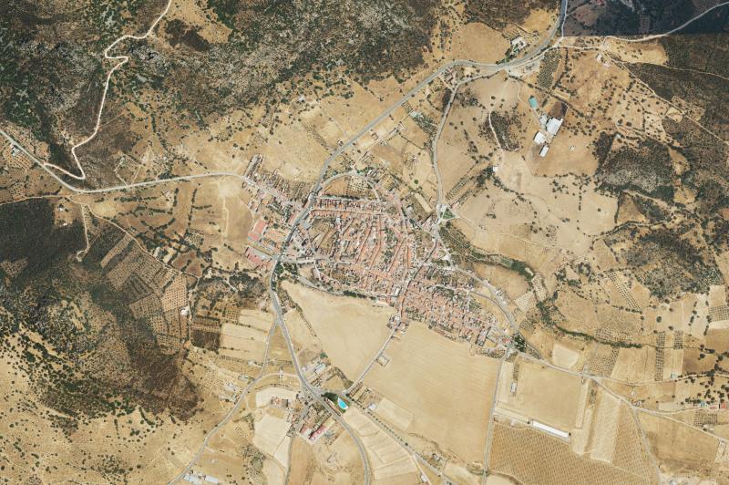 Ortofoto actual del núcleo de Santa Eufemia