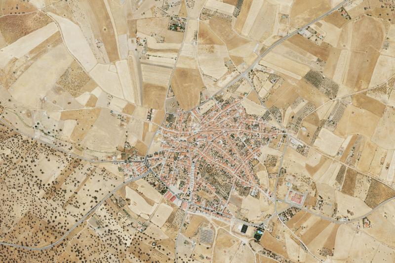 Ortofoto actual del núcleo de Torrecampo