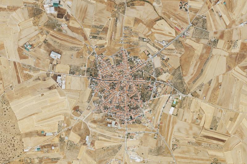 Ortofoto actual del núcleo de Villaralto