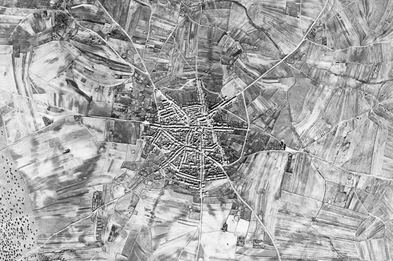 Ortofoto de 1956-1957 del núcleo de Villaralto