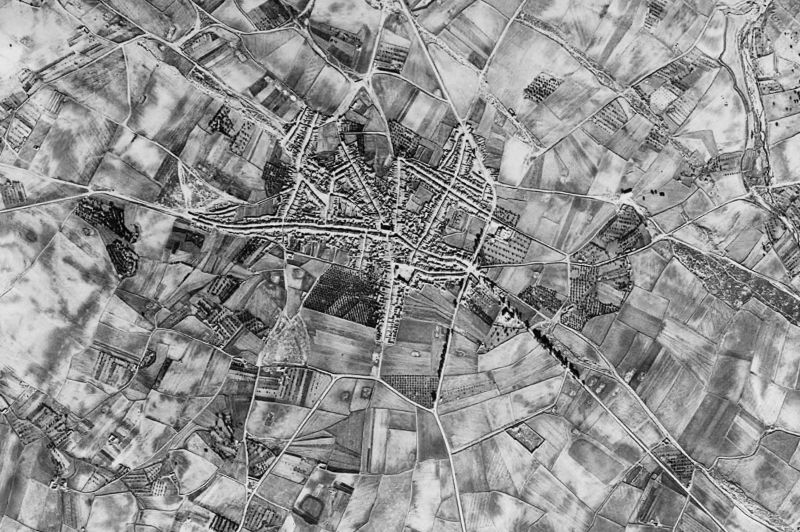 Ortofoto de 1956-1957 del núcleo de El Viso