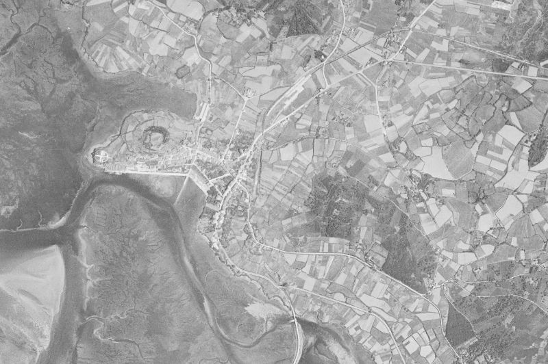 Ortofoto de 1956-1957 del núcleo de Ortigueira