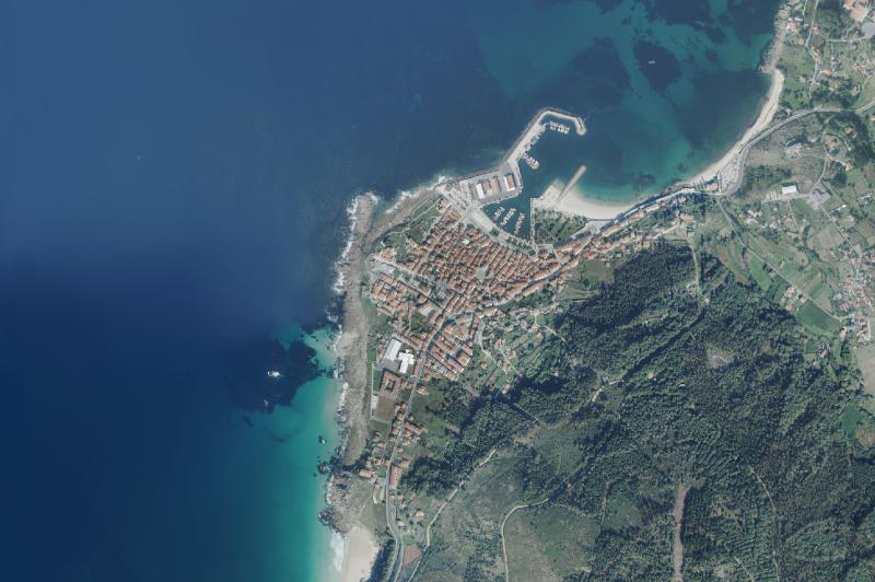 Ortofoto actual del núcleo de Porto do Son