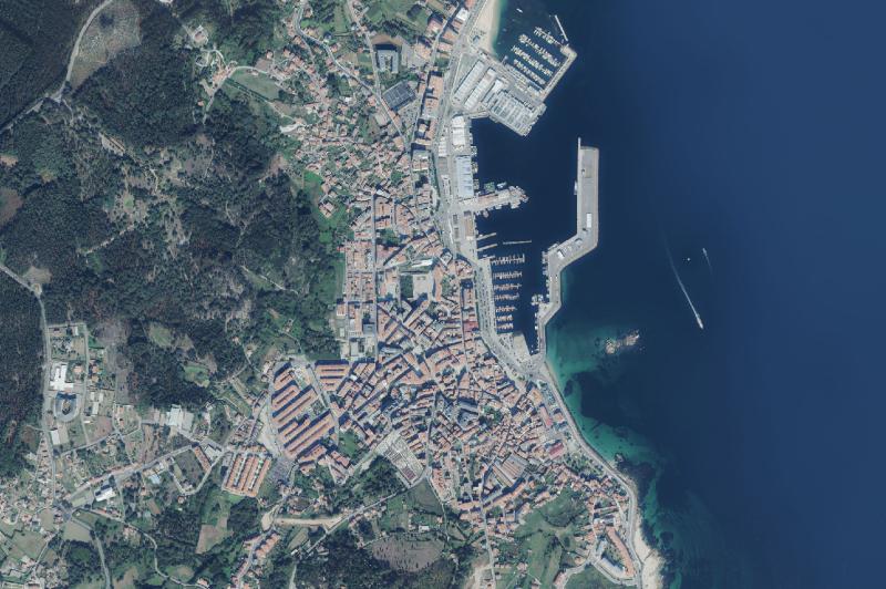 Ortofoto actual del núcleo de Ribeira