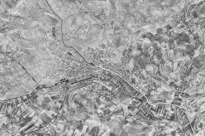 Ortofoto de 1956-1957 del núcleo de Altarejos
