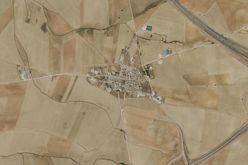 Ortofoto actual del núcleo de Atalaya del Cañavate