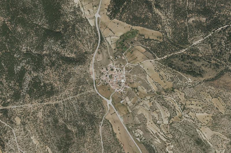 Ortofoto actual del núcleo de Campillos-Sierra