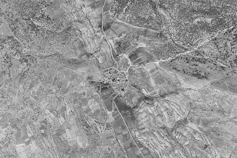 Ortofoto de 1956-1957 del núcleo de Campillos-Sierra