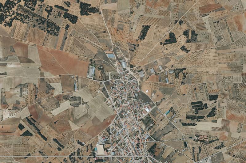 Ortofoto actual del núcleo de Casas de Haro
