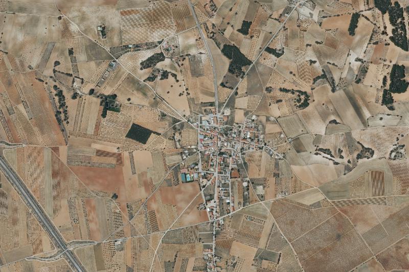 Ortofoto actual del núcleo de Casas de los Pinos