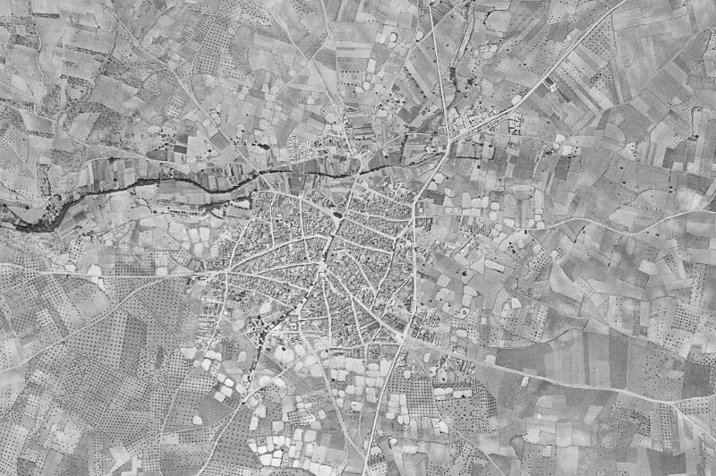 Ortofoto de 1956-1957 del núcleo de Casasimarro
