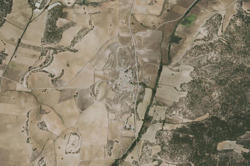 Ortofoto actual del núcleo de Castillejo-Sierra