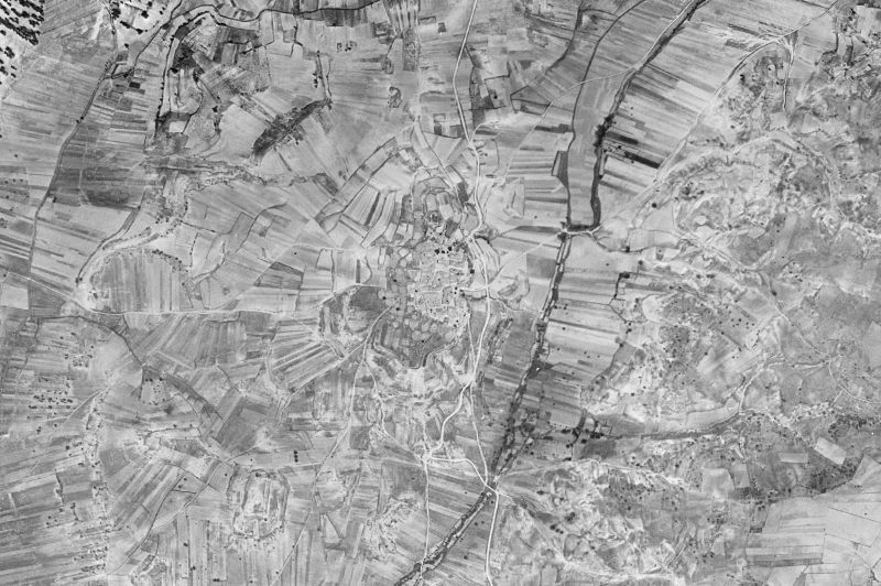 Ortofoto de 1956-1957 del núcleo de Castillejo-Sierra