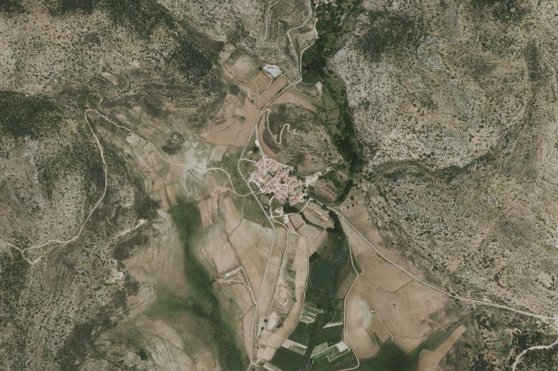 Ortofoto actual del núcleo de Laguna del Marquesado