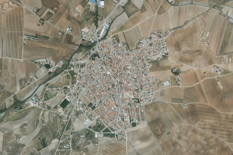 Ortofoto actual del núcleo de Las Mesas