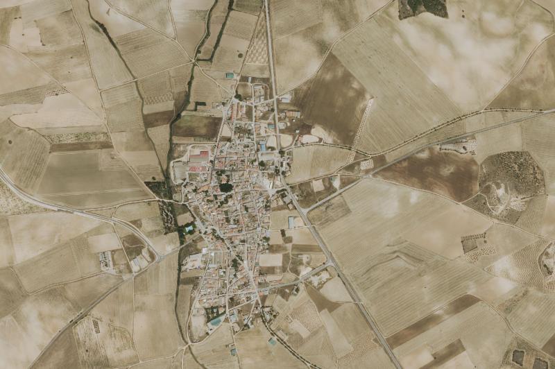 Ortofoto actual del núcleo de Osa de la Vega