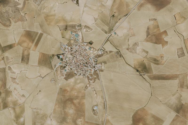 Ortofoto actual del núcleo de Pinarejo
