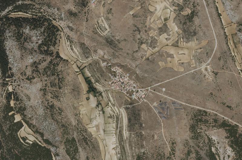 Ortofoto actual del núcleo de El Pozuelo