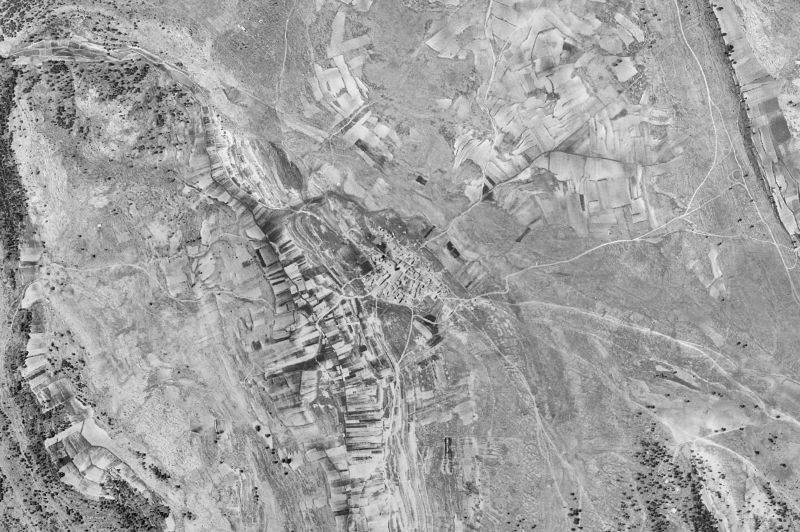 Ortofoto de 1956-1957 del núcleo de El Pozuelo