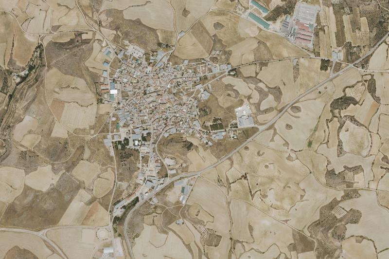 Ortofoto actual del núcleo de San Lorenzo de la Parrilla