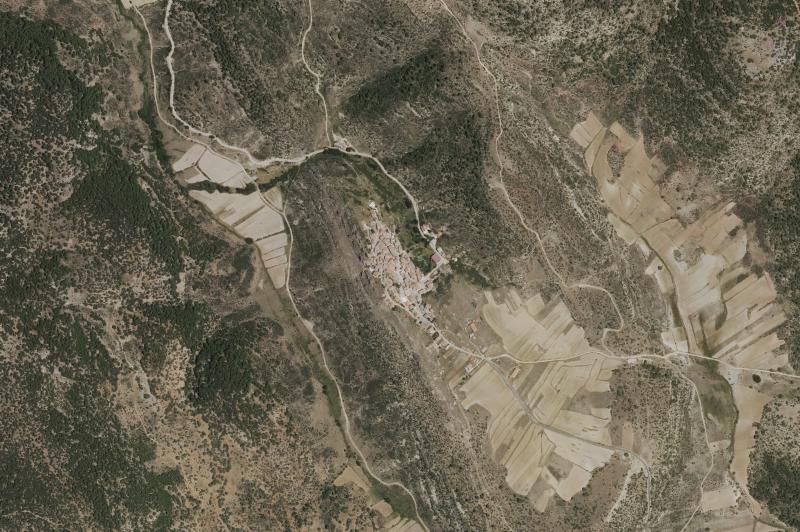 Ortofoto actual del núcleo de Valdemorillo de la Sierra