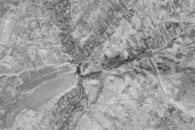 Ortofoto de 1956-1957 del núcleo de Valdemoro-Sierra