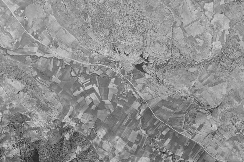 Ortofoto de 1956-1957 del núcleo de Vega del Codorno