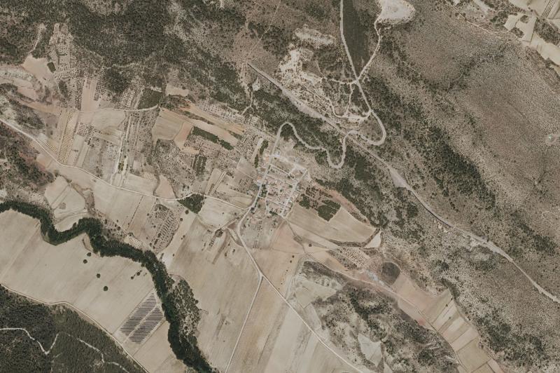 Ortofoto actual del núcleo de Yémeda