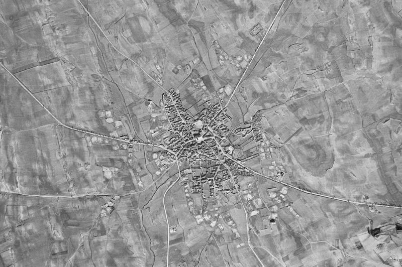 Ortofoto de 1956-1957 del núcleo de Campos del Paraíso