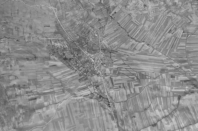 Ortofoto de 1956-1957 del núcleo de Sotorribas