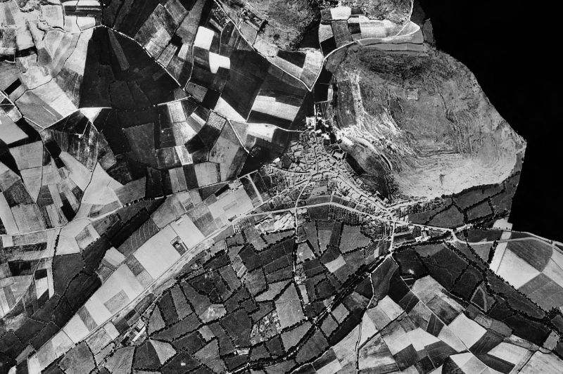 Ortofoto de 1956-1957 del núcleo de Llívia