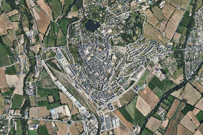 Ortofoto actual del núcleo de Puigcerdà