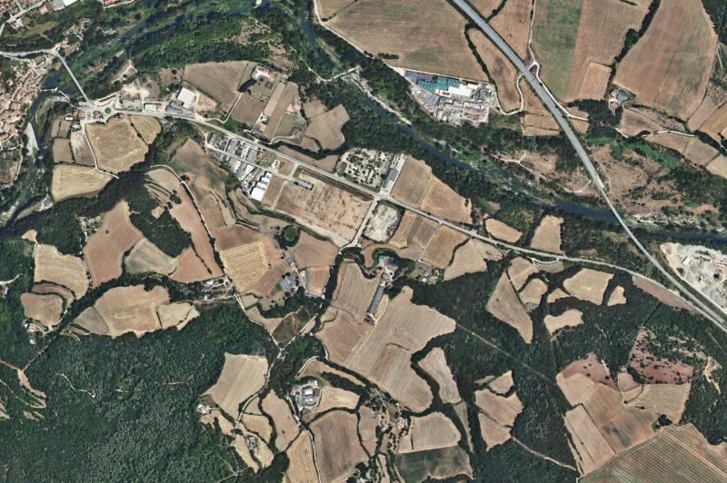 Ortofoto actual del núcleo de Sant Ferriol