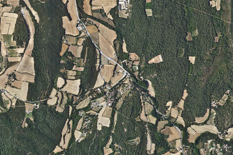 Ortofoto actual del núcleo de Sant Martí Vell