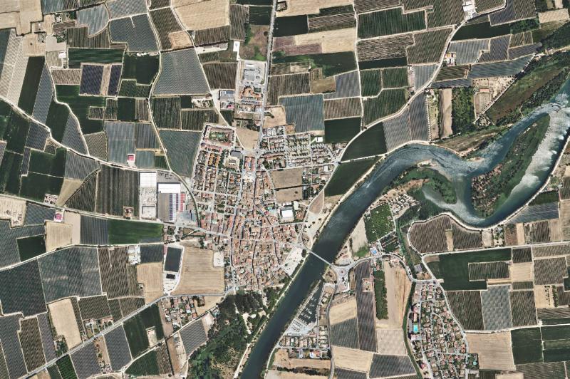 Ortofoto actual del núcleo de Sant Pere Pescador