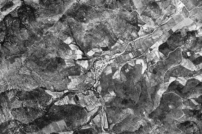 Ortofoto de 1956-1957 del núcleo de La Selva de Mar