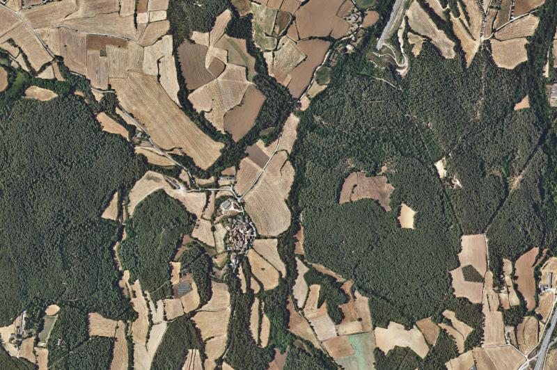 Ortofoto actual del núcleo de Vilademuls