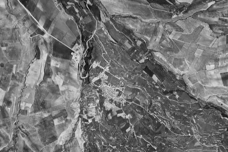 Ortofoto de 1956-1957 del núcleo de Dílar