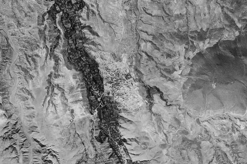 Ortofoto de 1956-1957 del núcleo de Freila