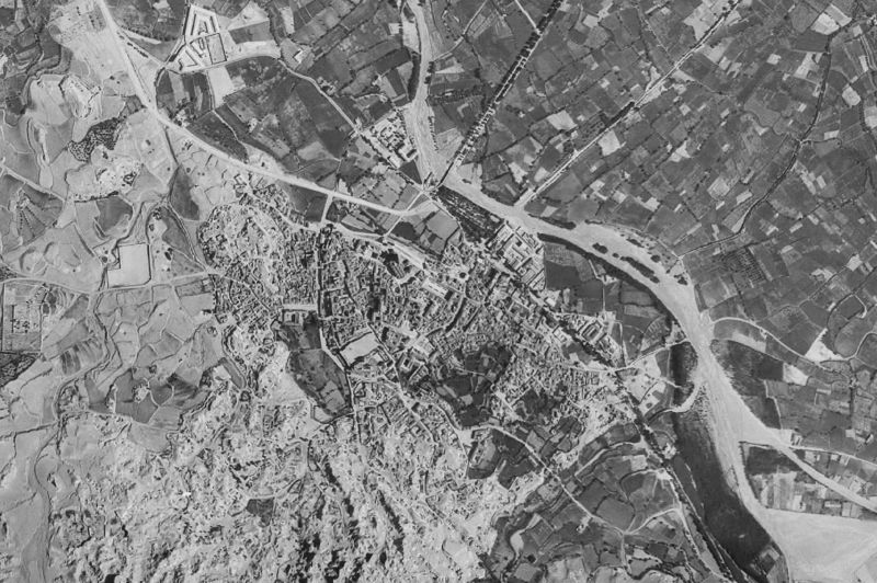 Ortofoto de 1956-1957 del núcleo de Guadix
