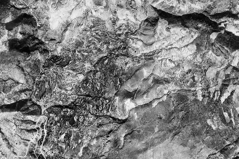 Ortofoto de 1956-1957 del núcleo de Lentegí