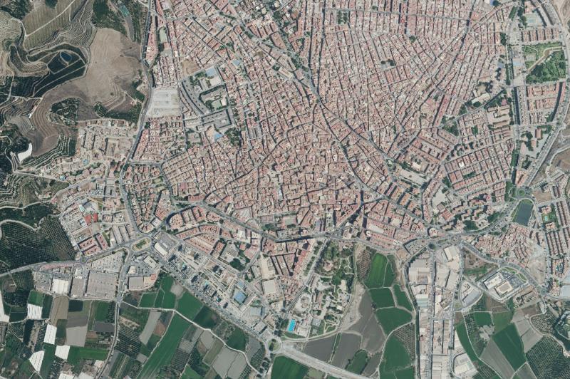 Ortofoto actual del núcleo de Motril