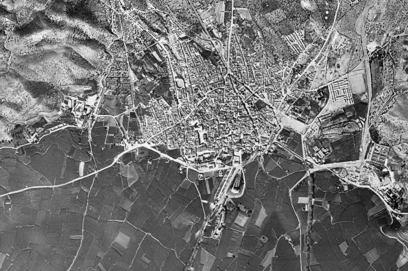Ortofoto de 1956-1957 del núcleo de Motril