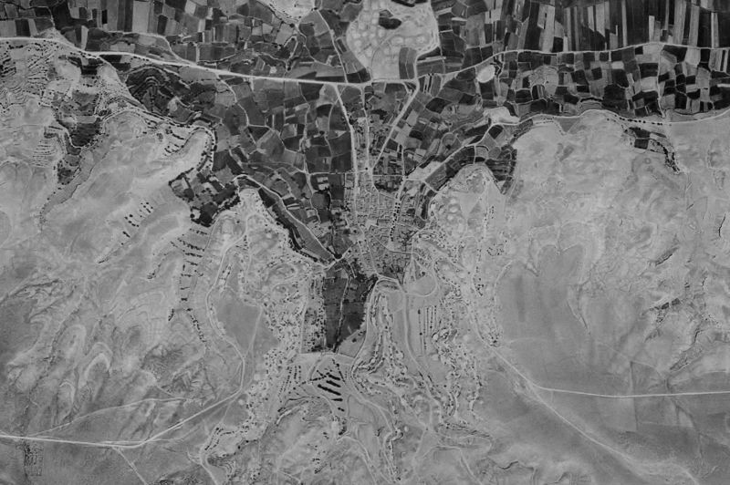 Ortofoto de 1956-1957 del núcleo de Orce