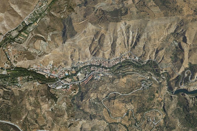 Ortofoto actual del núcleo de Pinos Genil