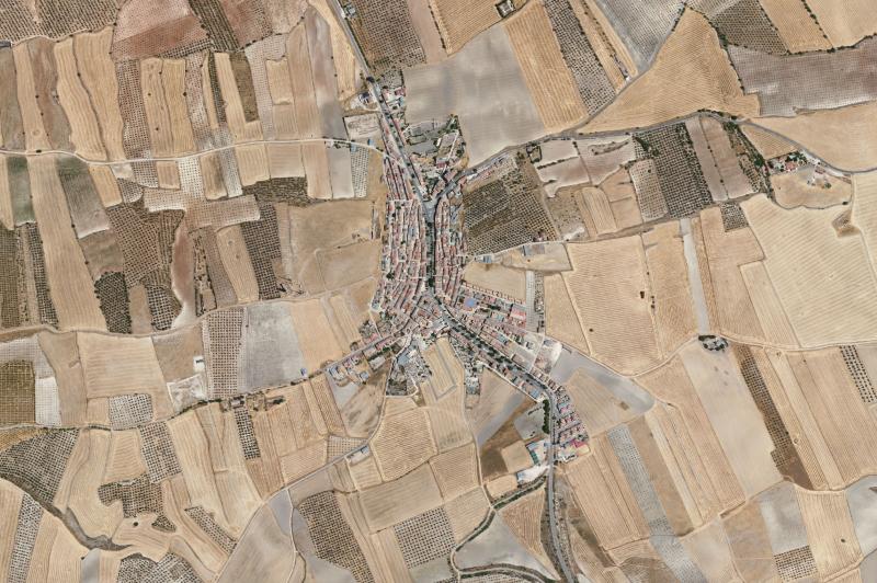 Ortofoto actual del núcleo de Torre-Cardela