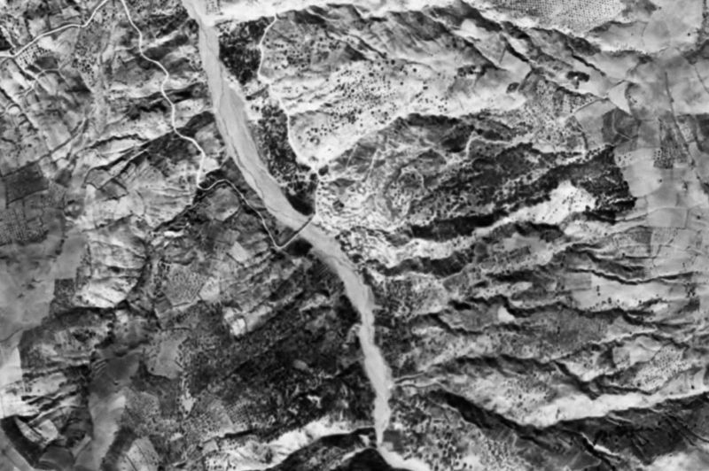 Ortofoto de 1956-1957 del núcleo de Torvizcón