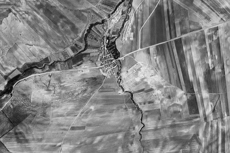 Ortofoto de 1956-1957 del núcleo de Ventas de Huelma