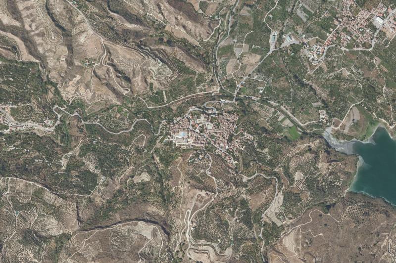 Ortofoto actual del núcleo de El Valle